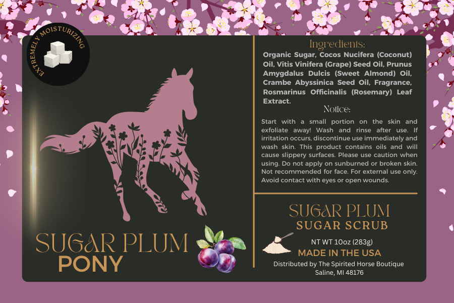 Equestrian Themed-Sugar Scrubs